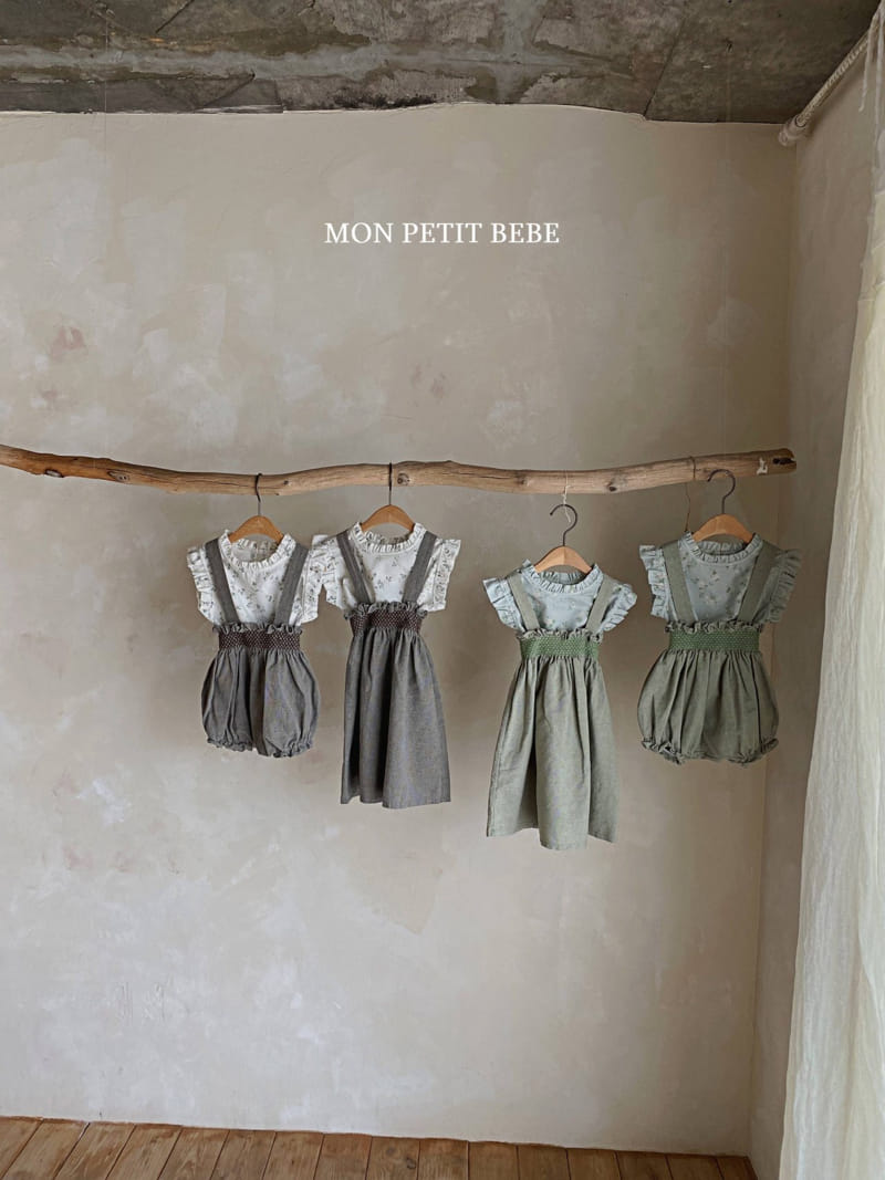 Mon Petit Bebe - Korean Children Fashion - #discoveringself - Smocked Lev One-piece - 8