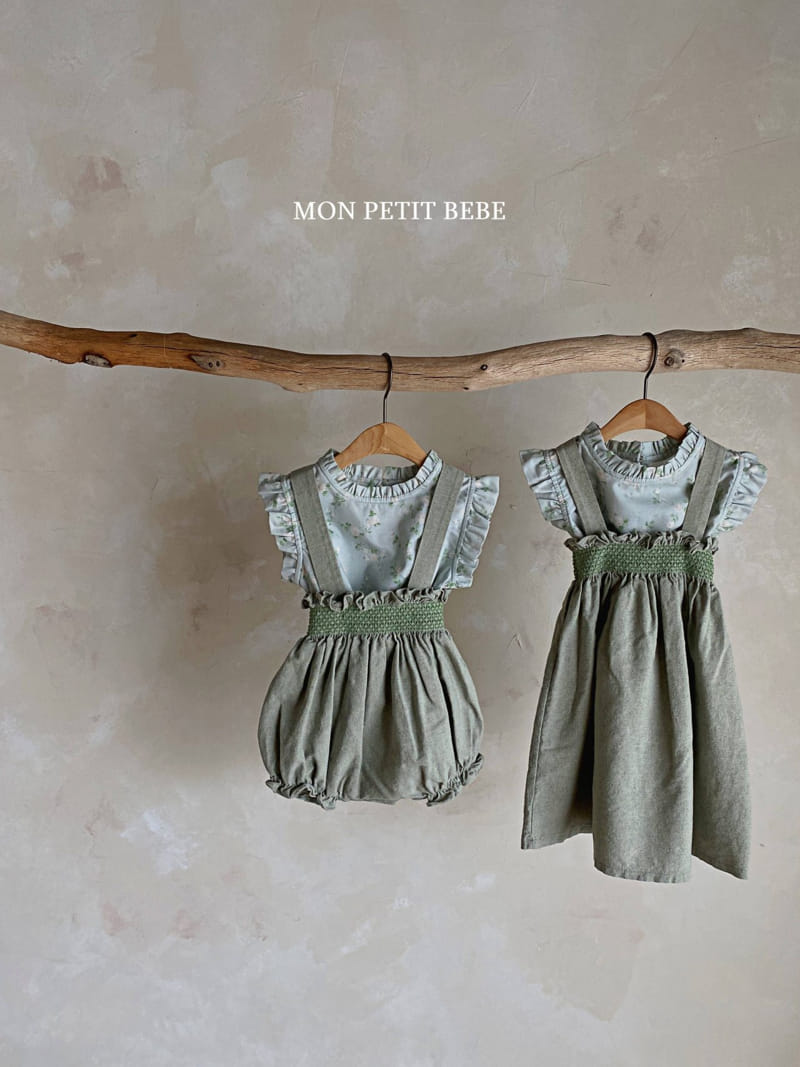 Mon Petit Bebe - Korean Children Fashion - #fashionkids - Smocked Lev One-piece - 9