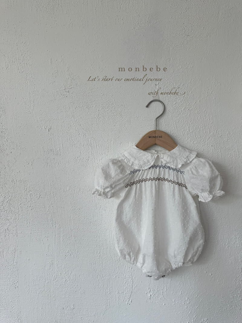 Monbebe - Korean Baby Fashion - #babyboutique - Lia Smock Bodysuit - 5