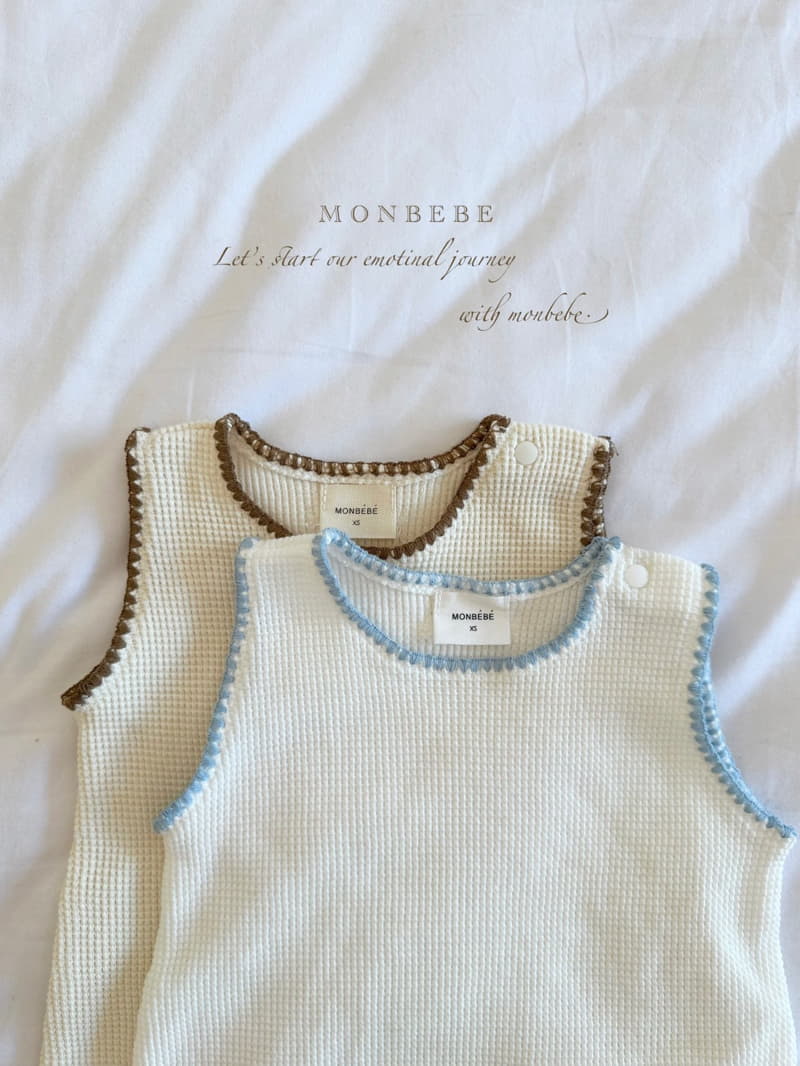 Monbebe - Korean Baby Fashion - #babygirlfashion - Summer Boy Waffle Bodysuit - 5