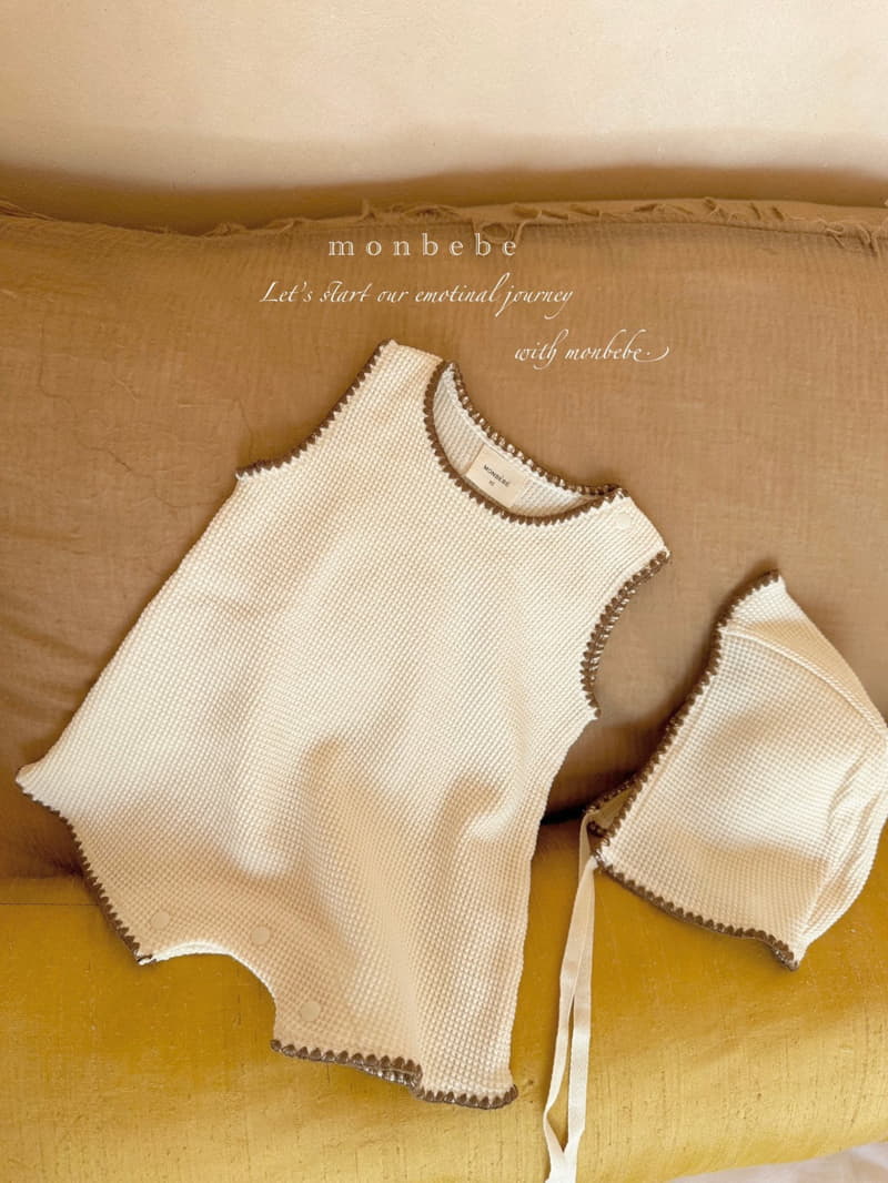 Monbebe - Korean Baby Fashion - #babylifestyle - Summer Boy Waffle Bodysuit - 6
