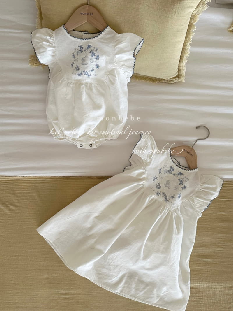 Monbebe - Korean Baby Fashion - #babyoutfit - Cotton Candy Bodysuit - 2