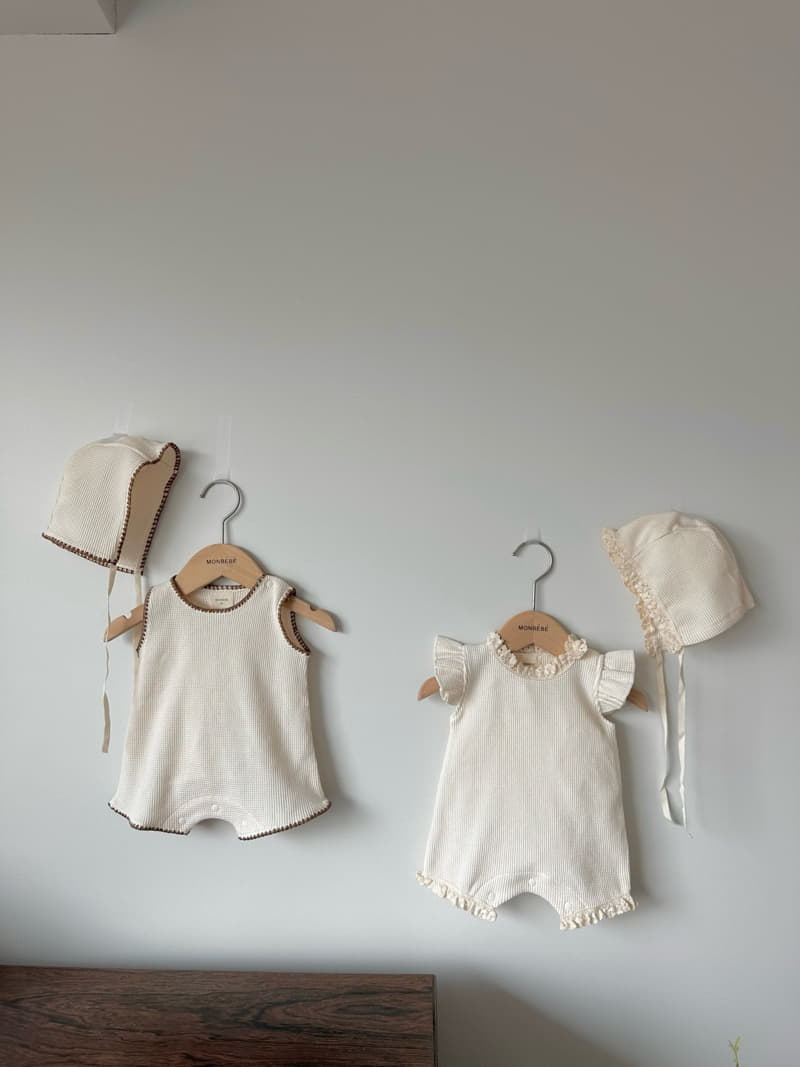 Monbebe - Korean Baby Fashion - #babywear - Summer Boy Waffle Bodysuit - 11