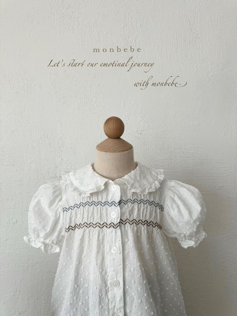 Monbebe - Korean Children Fashion - #prettylittlegirls - Lia Smock Blouse - 3