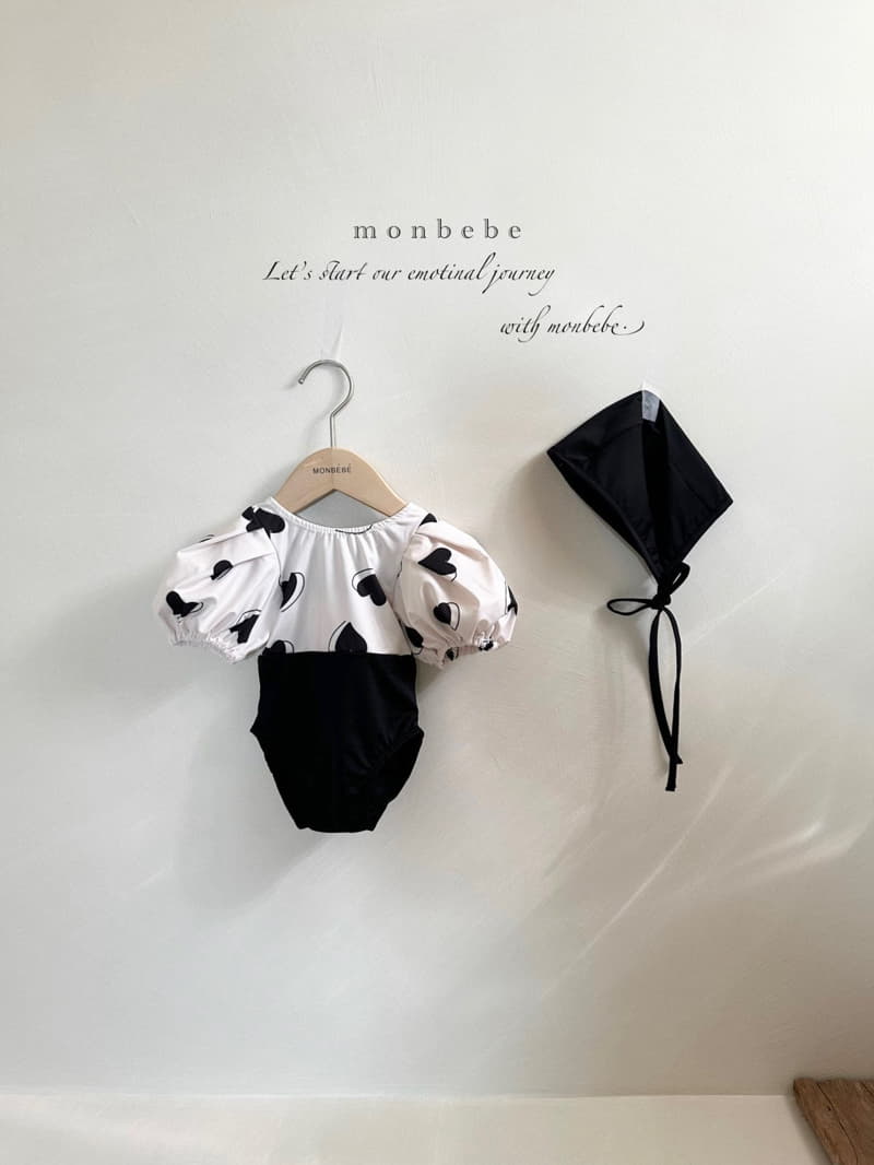 Monbebe - Korean Children Fashion - #toddlerclothing - Toto Heart Swimwear - 3