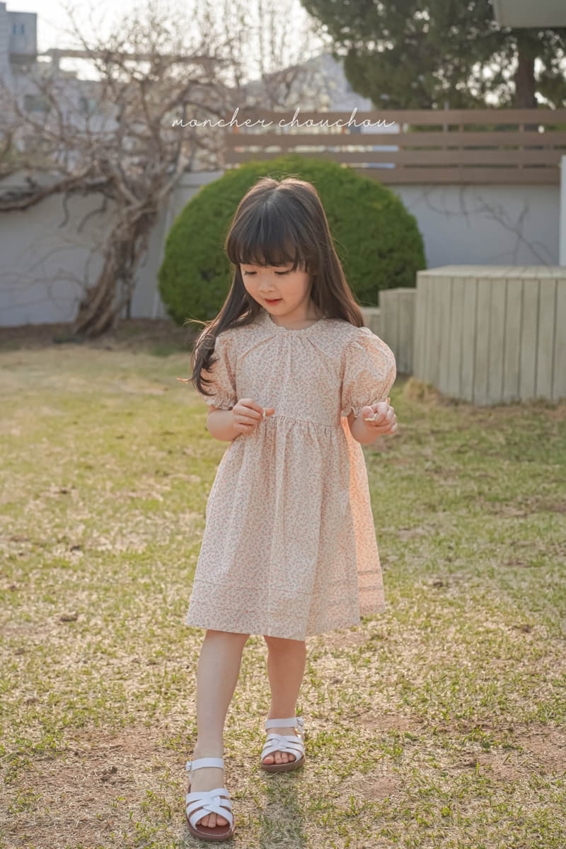 Moncher Chouchou - Korean Children Fashion - #designkidswear - Balloon Lace One-piece - 8
