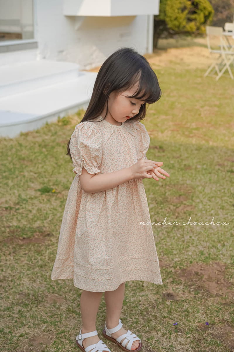 Moncher Chouchou - Korean Children Fashion - #minifashionista - Balloon Lace One-piece
