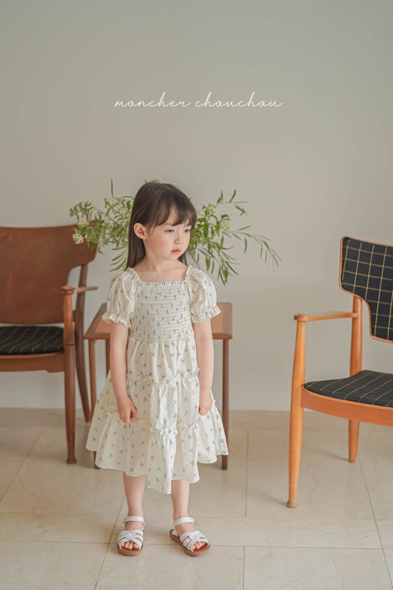 Moncher Chouchou - Korean Children Fashion - #todddlerfashion - Princess One-piece - 2