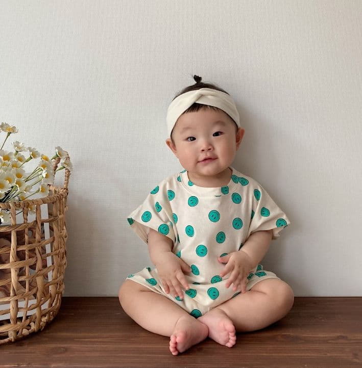 Moran - Korean Baby Fashion - #babyboutiqueclothing - Smile Top Bottom Set - 5