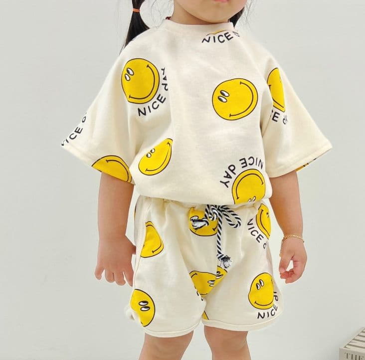 Moran - Korean Baby Fashion - #babylifestyle - Nice Smile Top Bottom Set - 8