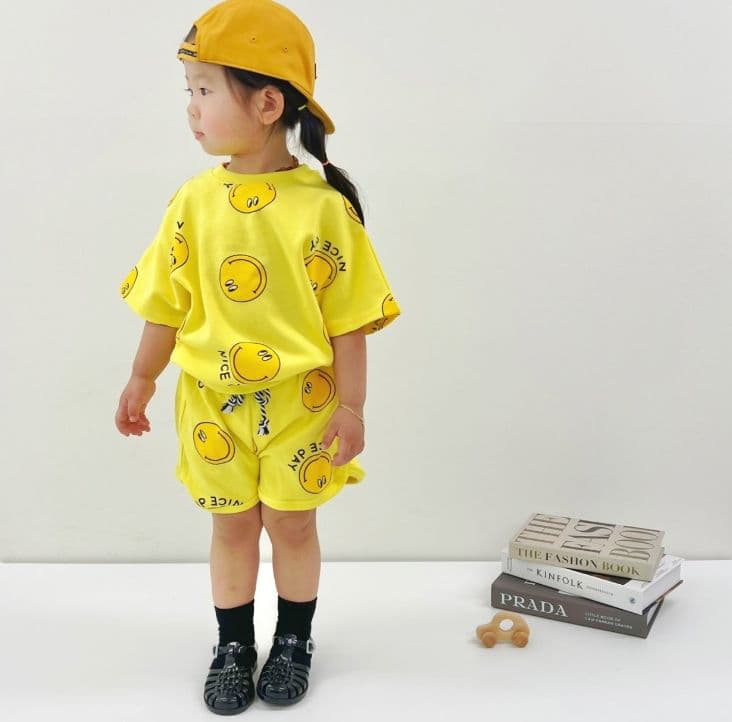 Moran - Korean Baby Fashion - #babyoutfit - Nice Smile Top Bottom Set - 12