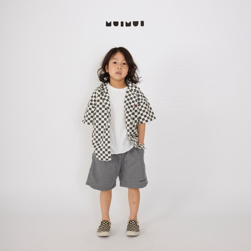 Mui Mui - Korean Children Fashion - #childofig - Checker Shirt