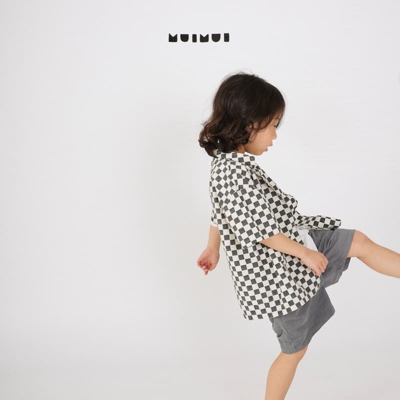 Mui Mui - Korean Children Fashion - #designkidswear - Checker Shirt - 3