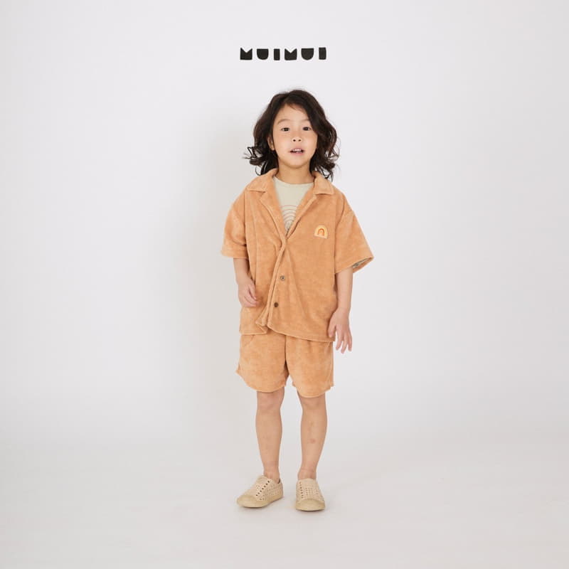 Mui Mui - Korean Children Fashion - #designkidswear - Rainbow Terry Summer Shirt - 8