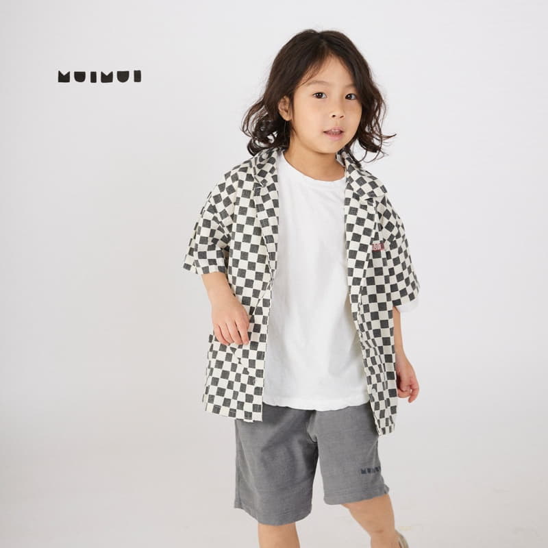 Mui Mui - Korean Children Fashion - #designkidswear - Checker Shirt - 4