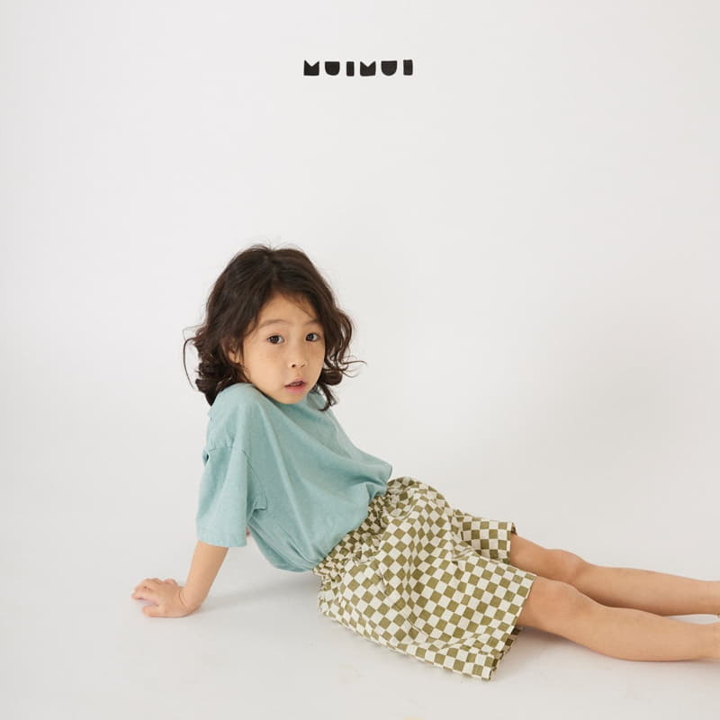 Mui Mui - Korean Children Fashion - #discoveringself - Dice Pigment Tee - 6