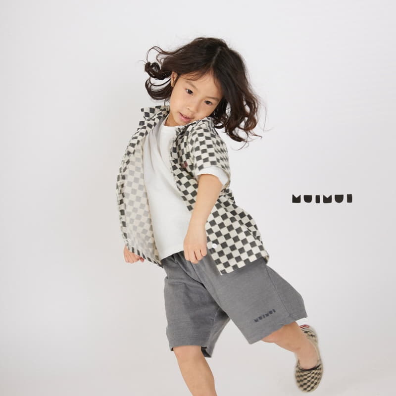 Mui Mui - Korean Children Fashion - #fashionkids - Checker Shirt - 5