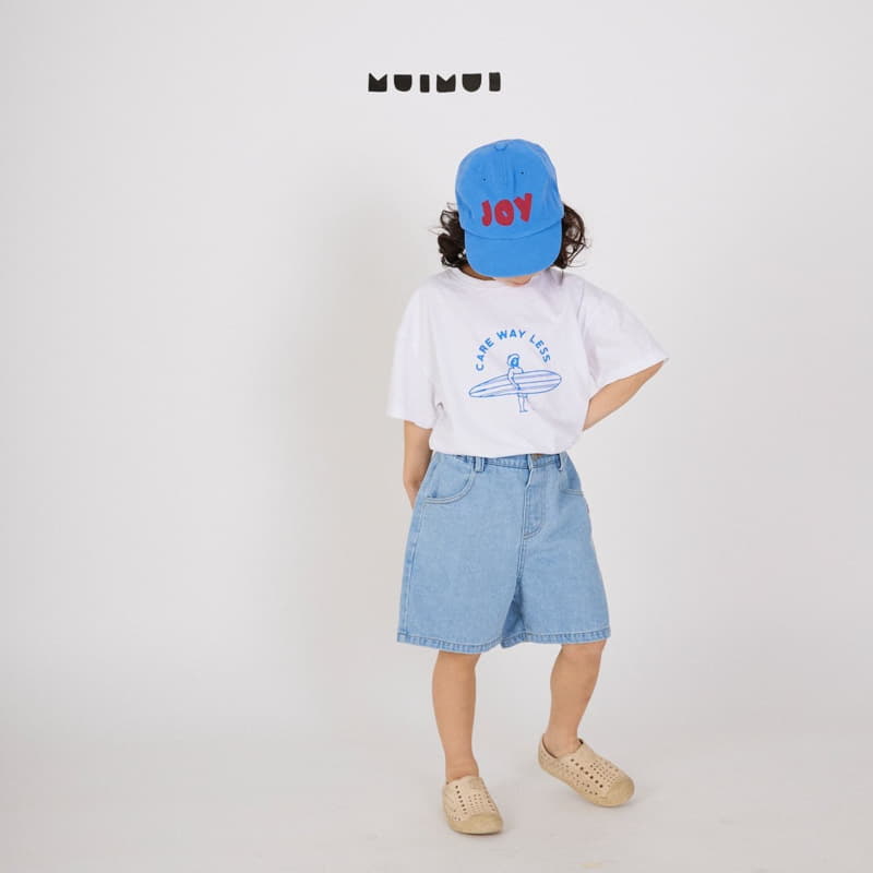 Mui Mui - Korean Children Fashion - #kidsshorts - Chicago Light Blue Jeans - 5