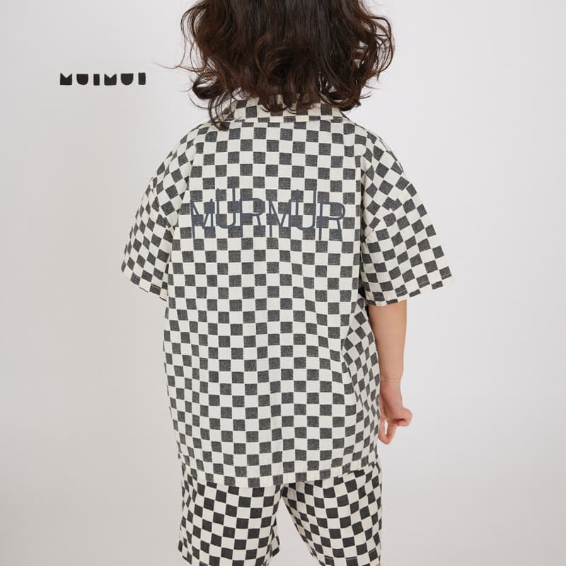 Mui Mui - Korean Children Fashion - #kidsstore - Checker Shirt - 7