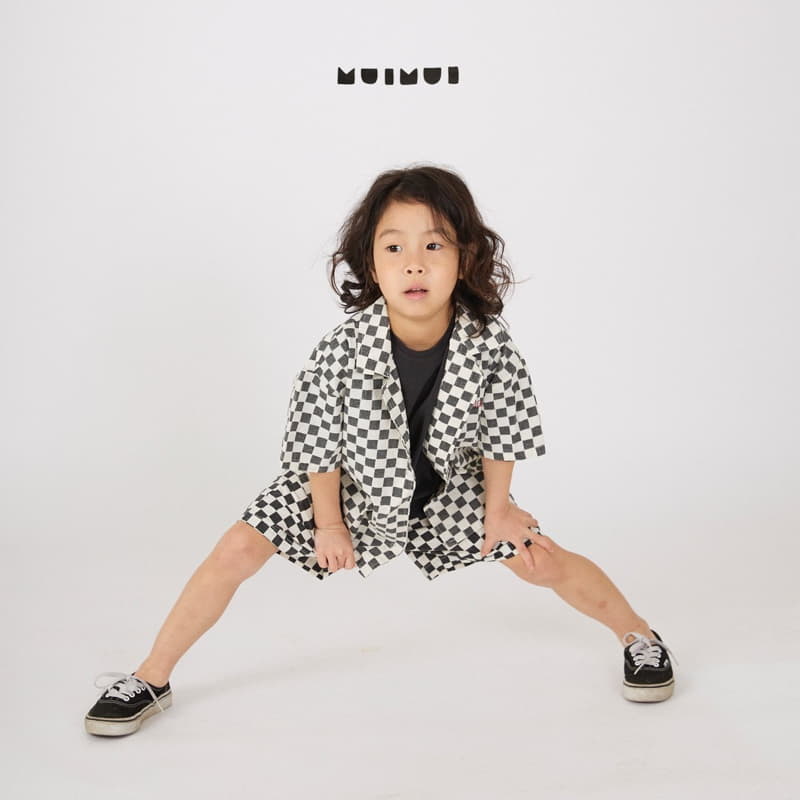 Mui Mui - Korean Children Fashion - #kidzfashiontrend - Checker Shirt - 8