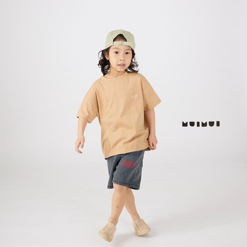 Mui Mui - Korean Children Fashion - #toddlerclothing - Sand Wave Tee with Mom