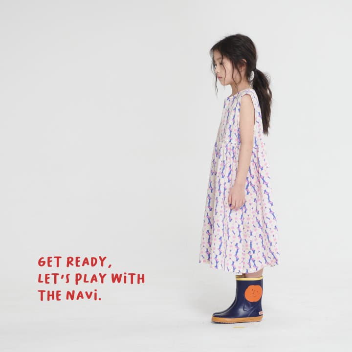 Navi - Korean Children Fashion - #Kfashion4kids - Flower One-piece