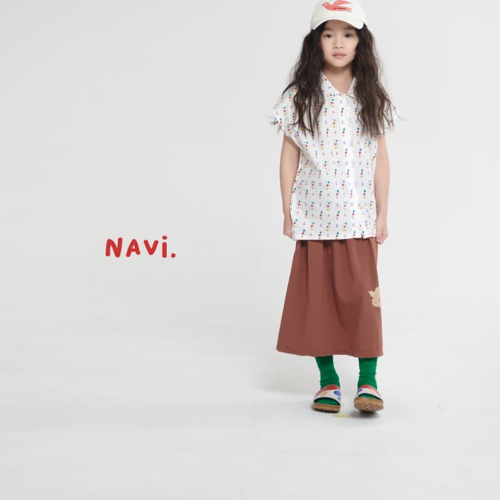 Navi - Korean Children Fashion - #kidsshorts - Bird Skirt - 7