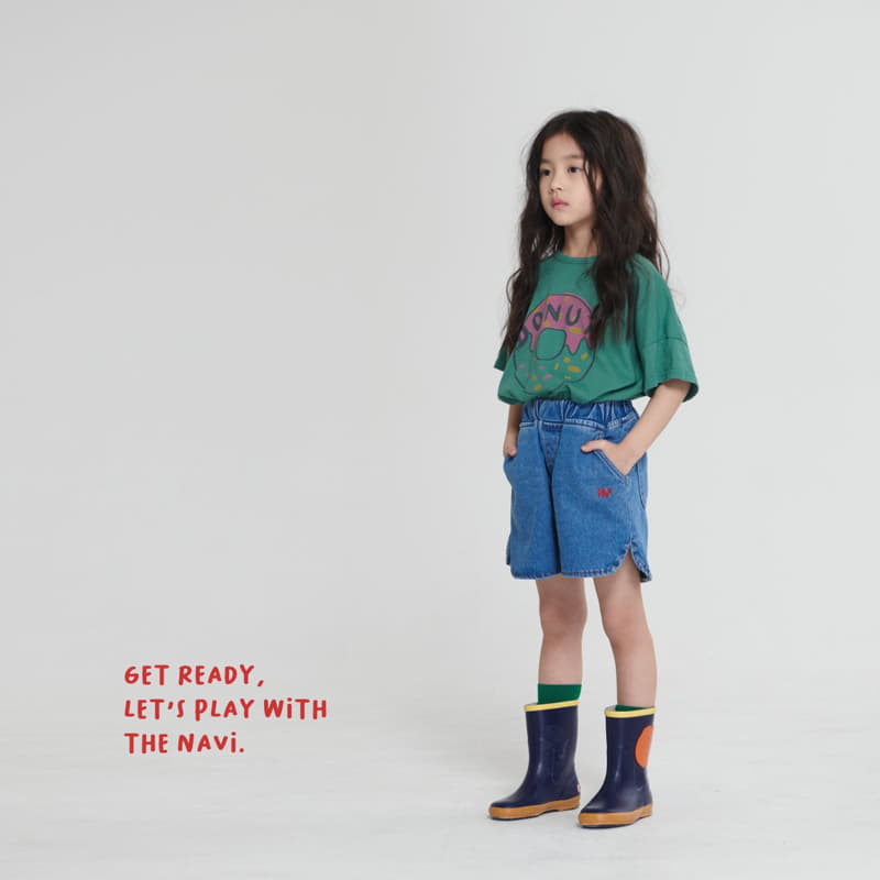 Navi - Korean Children Fashion - #kidzfashiontrend - Round Jeans - 8