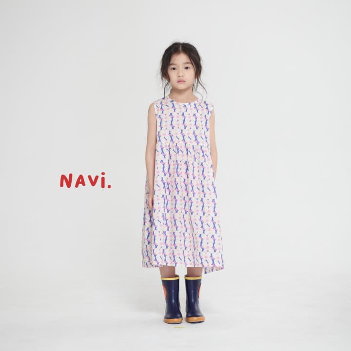 Navi - Korean Children Fashion - #magicofchildhood - Flower One-piece - 4