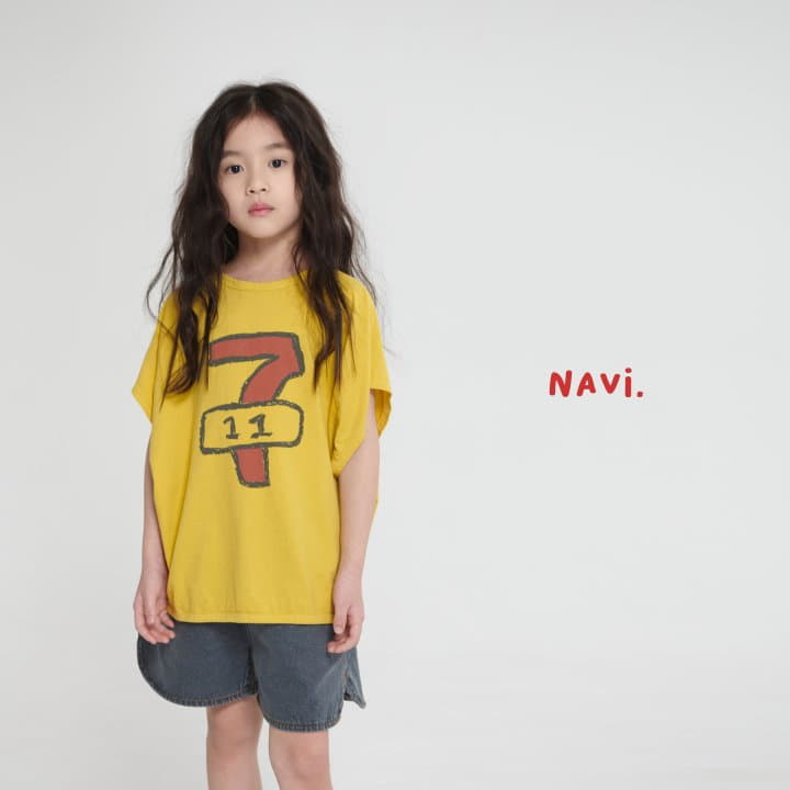 Navi - Korean Children Fashion - #toddlerclothing - Seven Tee - 12