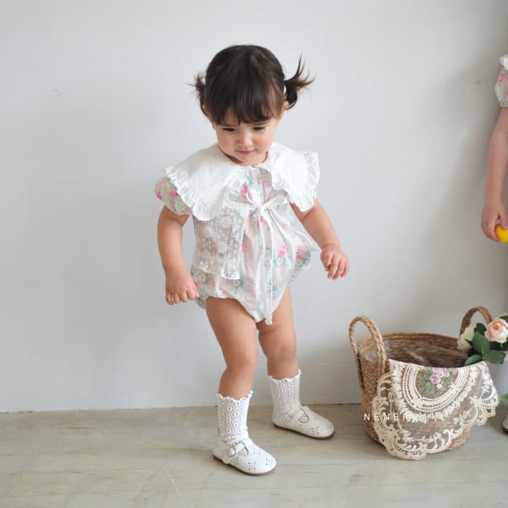 Neneru - Korean Baby Fashion - #babyboutique - Bebe Elegance Bodysuit - 2