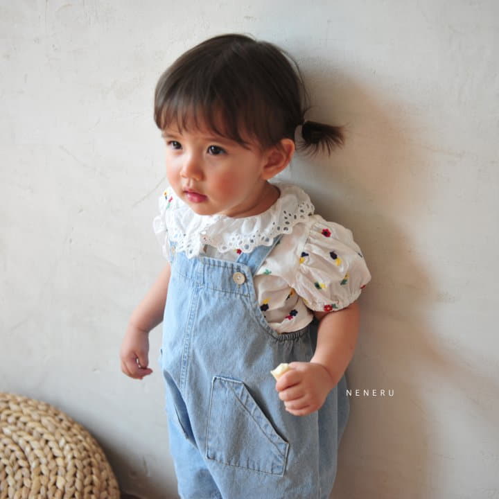 Neneru - Korean Baby Fashion - #babyclothing - Bebe Dalgona Dungarees - 6