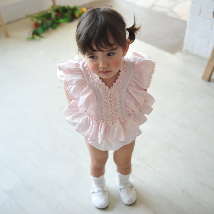 Neneru - Korean Baby Fashion - #babyclothing - Bebe Monshell Bodysuit