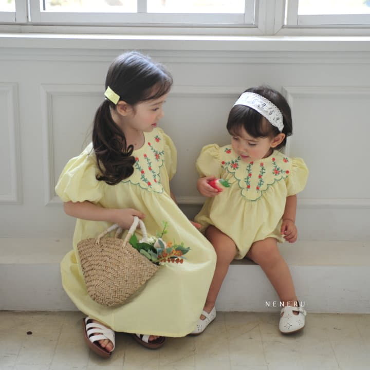 Neneru - Korean Baby Fashion - #babyfashion - Bebe Blossom Bodysuit