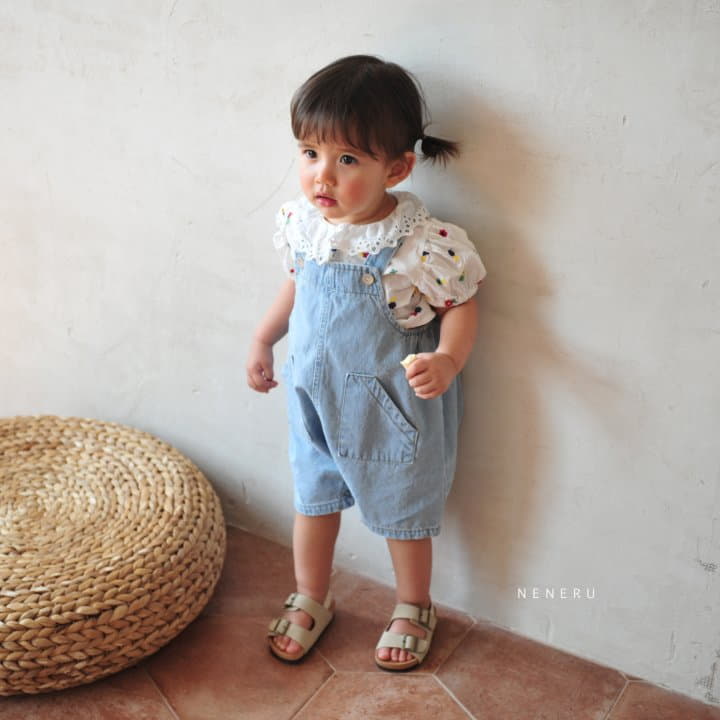 Neneru - Korean Baby Fashion - #babyfever - Bebe Dalgona Dungarees - 8