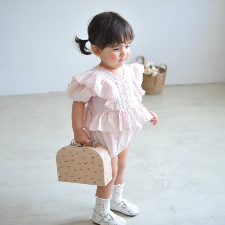 Neneru - Korean Baby Fashion - #babyfever - Bebe Monshell Bodysuit - 3