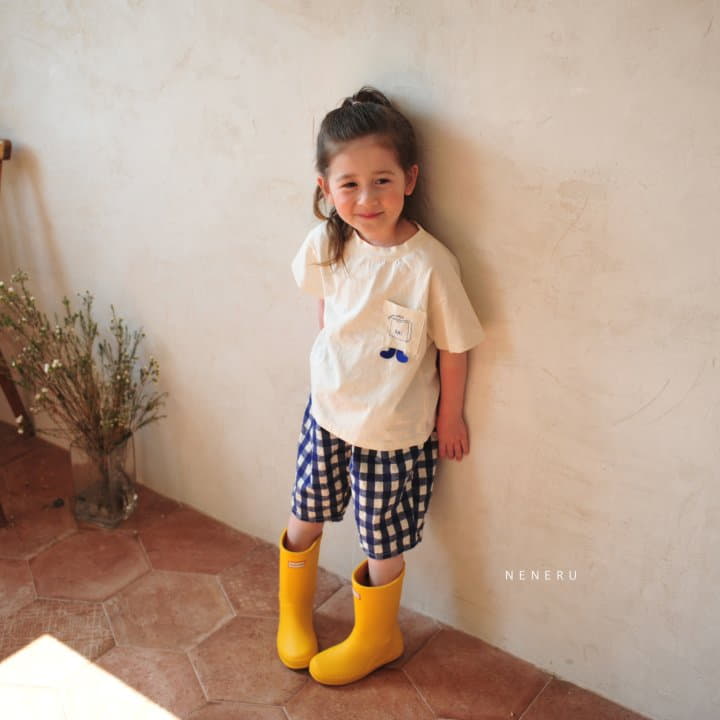 Neneru - Korean Baby Fashion - #babygirlfashion - Bebe Coco Check Pants - 8