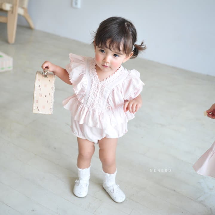 Neneru - Korean Baby Fashion - #babylifestyle - Bebe Monshell Bodysuit - 5