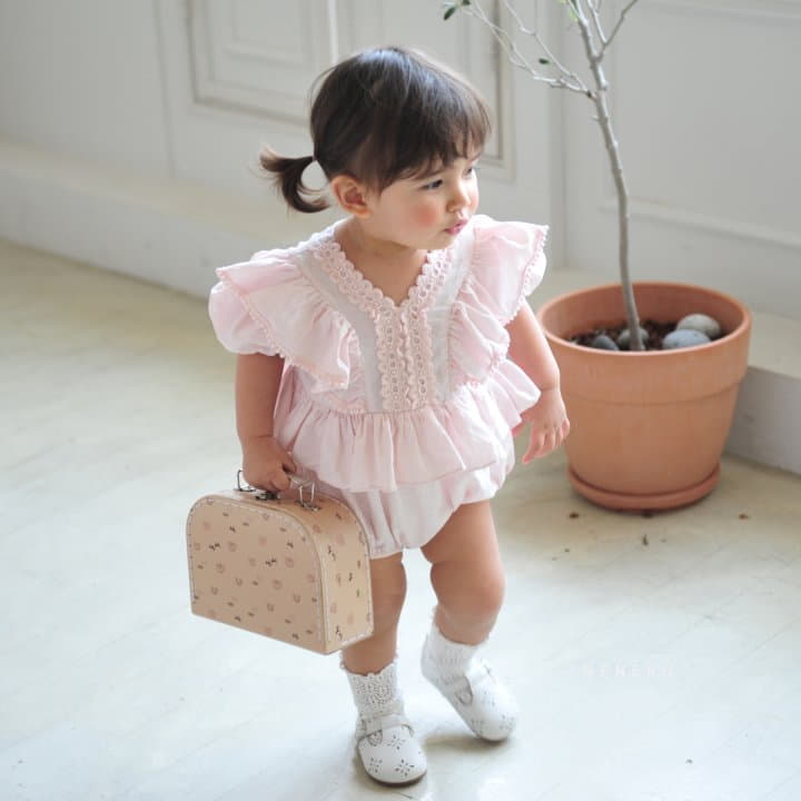 Neneru - Korean Baby Fashion - #babyoninstagram - Bebe Monshell Bodysuit - 6