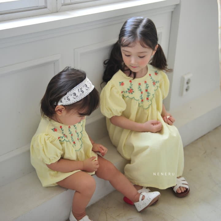 Neneru - Korean Baby Fashion - #babyoninstagram - Bebe Blossom Bodysuit - 5