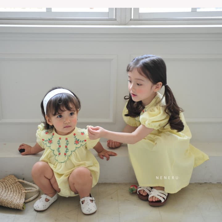 Neneru - Korean Baby Fashion - #babyoutfit - Bebe Blossom Bodysuit - 7