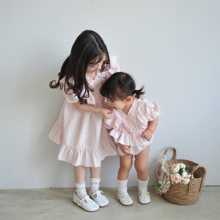 Neneru - Korean Baby Fashion - #babywear - Bebe Monshell Bodysuit - 10