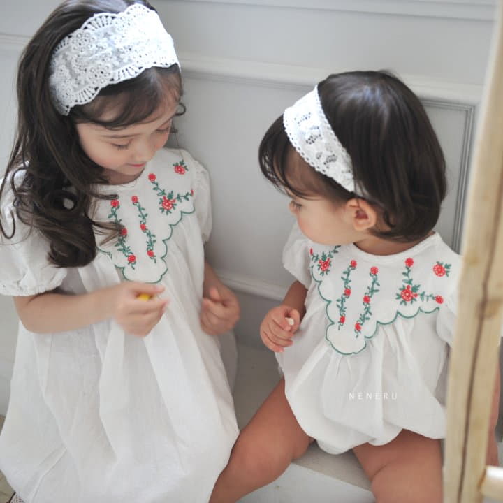 Neneru - Korean Baby Fashion - #onlinebabyboutique - Bebe Blossom Bodysuit - 10