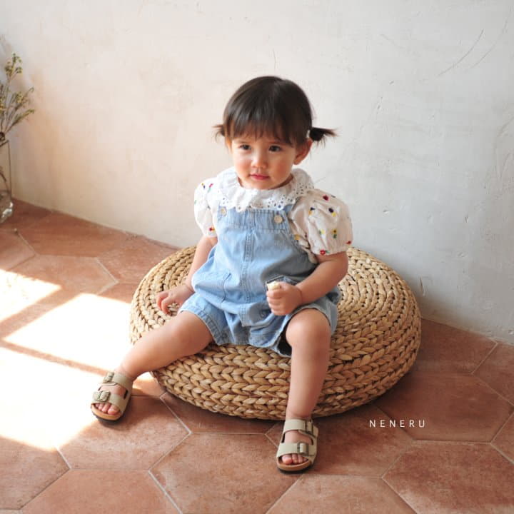 Neneru - Korean Baby Fashion - #smilingbaby - Bebe Dalgona Dungarees - 3