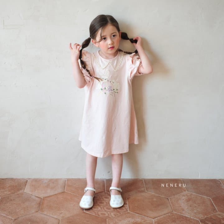 Neneru - Korean Children Fashion - #prettylittlegirls - Cleo Rabbit One-piece - 4