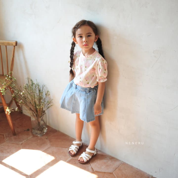 Neneru - Korean Children Fashion - #childofig - Cherry Blossom Tee - 5