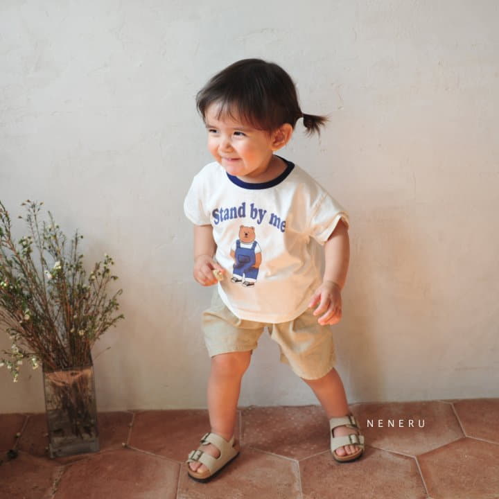 Neneru - Korean Children Fashion - #childofig - Stand Bear Tee