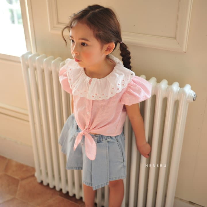 Neneru - Korean Children Fashion - #childrensboutique - Sunny Denim Skirt Pants