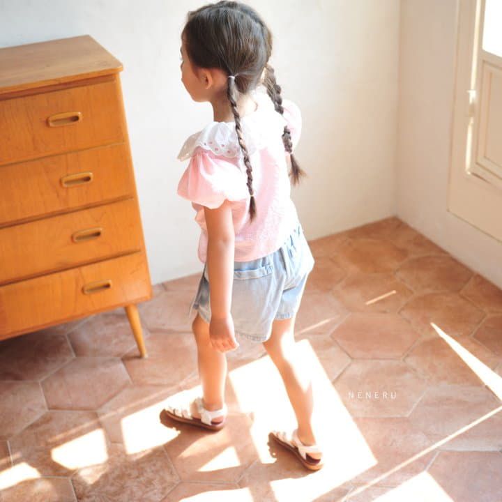 Neneru - Korean Children Fashion - #designkidswear - Sunny Denim Skirt Pants - 2