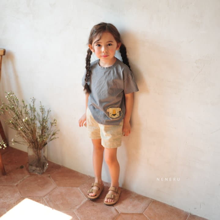 Neneru - Korean Children Fashion - #designkidswear - Lion Embrodiery Tee
